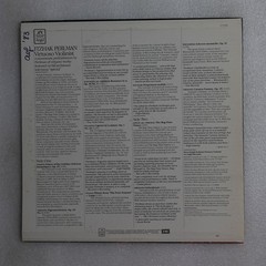 Itzhak Perlman Virtuoso Violinist LP Vinyl Album Record Jazz Classical
