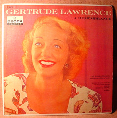 Gertrude Lawrence Original Mono Lp – A Remembrance – Decca Records – 1958