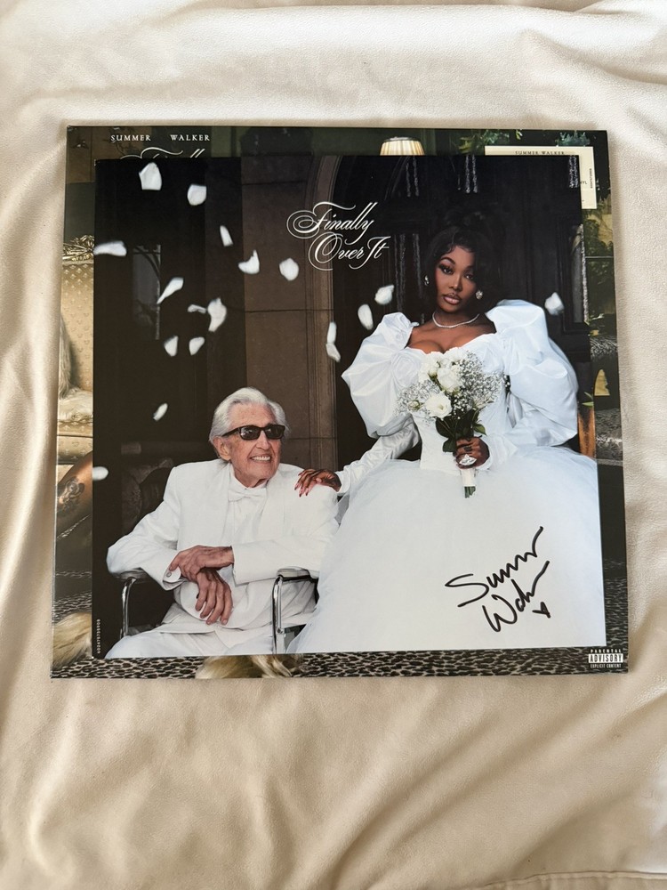 Summer Walker – Finally Over It – Blue 2 x LP Vinyl Records -SIGNED INSERT
