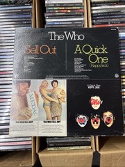 THE WHO A QUICK ONE ~ SELL OUT 2X LP 1973 RE ’80 Deluxe Set