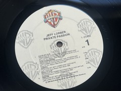 Jeff Lorber Private Passion LP 1986 Warner Bros. VG+ w/Inner Sleeve, Karyn White