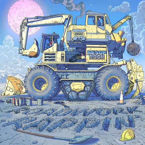 Aesop Rock – Roadwork Rappin’ [Used Very Good 7″ Vinyl] Colored Vinyl, Picture D