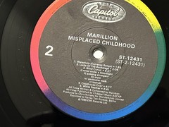 MARILLION VG++ Misplaced Childhood Original 1985 CAPITOL ST-12431