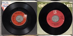 17pc Lot VINTAGE 45rpm VINYL 7″ RECORDS / 1970s & 1980s SINGLES ELECTRONIC ONLY