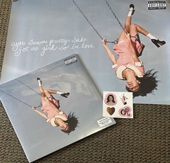 Olivia Rodrigo You Seem Pretty Sad For A Girl So In Love w poster & free sticker