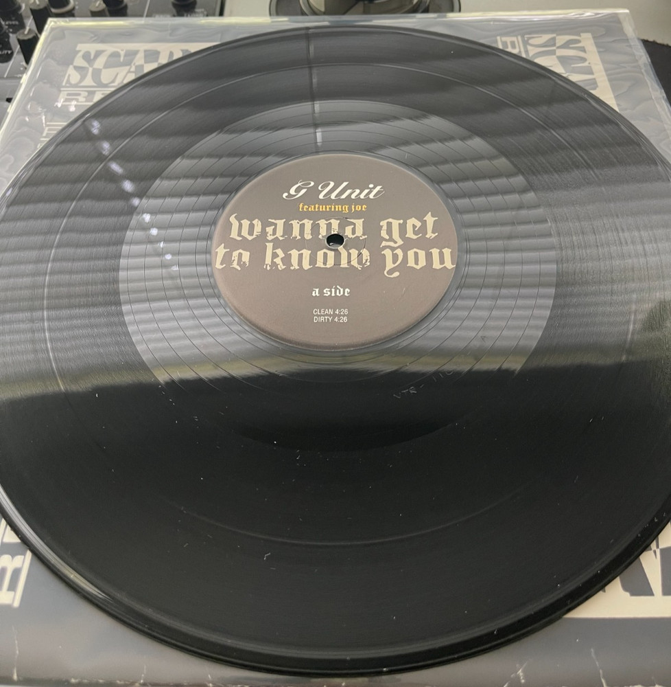50 Cent / G Unit & Joe – Wanna Get To Know You OG 2003 Press 12″ PROMO VG+