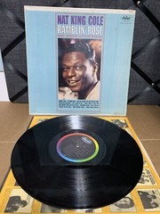 Nat King Cole Rambling Rose Music Conducted By Belford Hendricks LP