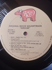 GREASE – ORIGINAL MOVIE SOUNDTRACK – 1978 RSO RECORDS 2XLP SET – (VG/VG)