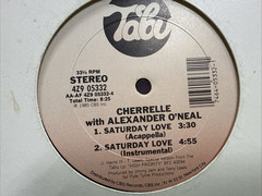 Cherrelle & Alexander O’Neal Saturday Love 12″ 1985 TABU 4Z9-05332 FUNK SOUL