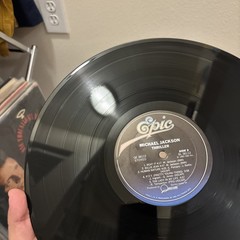 Michael Jackson Thriller Vinyl LP Album Open IN SHRINK Grammy Hype Sticker 1982