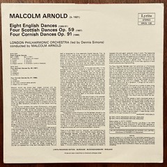 Malcolm Arnold, London Philharmonic Orchestra – English ∙ Scottish & Cornish LP