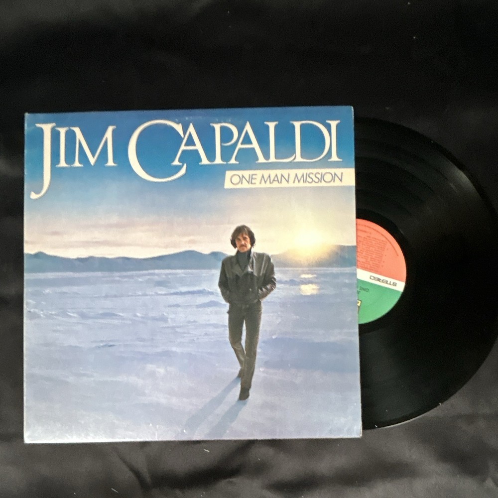 Jim Capaldi One Man Mission Island Rock 12″ Black Vinyl LP Cardboard Sleeve