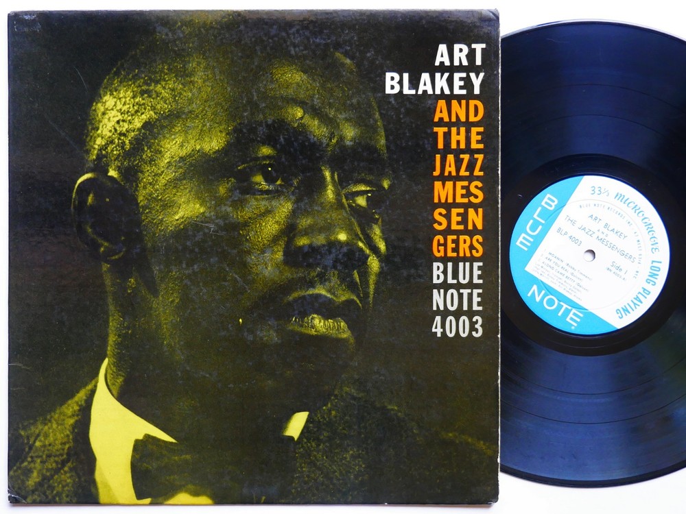 ART BLAKEY Moanin’ LP BLUE NOTE BLP 4003 US ’59 EAR DG MONO 47 W.63rd Lee Morgan