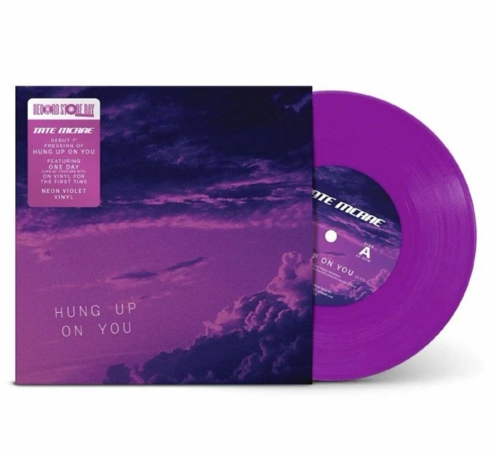 Tate McRae – Hung Up On You/One Day (Live) 7” Vinyl RSD 2026 Record Store Day