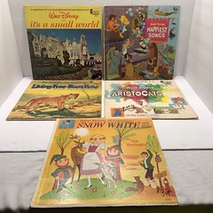 Walt Disney Vinyl Lot of 9 Vintage Disneyland LP Records 1960s 1970s Berney