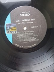 Vinyl Record LP Jay and the Americans Early American Hits VG