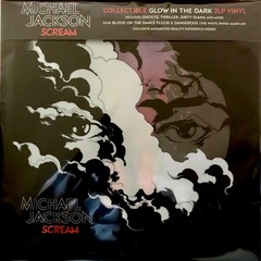 Michael Jackson – Scream (GLOW IN THE DARK + BLUE SPLATTER VINYL) – POP *SEALED/