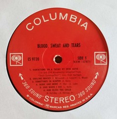 Blood, Sweat And Tears – Blood, Sweat And Tears (LP) (Very Good Plus (VG+)) – 40