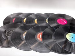 Lot Of 20 12-inch Vinyl Records For Crafts And Decoration Artwork Crafting