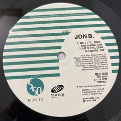 Jon B -Are U Still Down-1997 US-12″ Vinyl-Contemporary R&B-Promo-EX