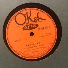 Eugene Bromiński I Kompaniaolish Scene 1928′ OKEH 78 rpm Victrola Record