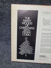 Vintage Perry Como Christmas Album 12″ Black Vinyl LP 1968 RCA Victor Xmas
