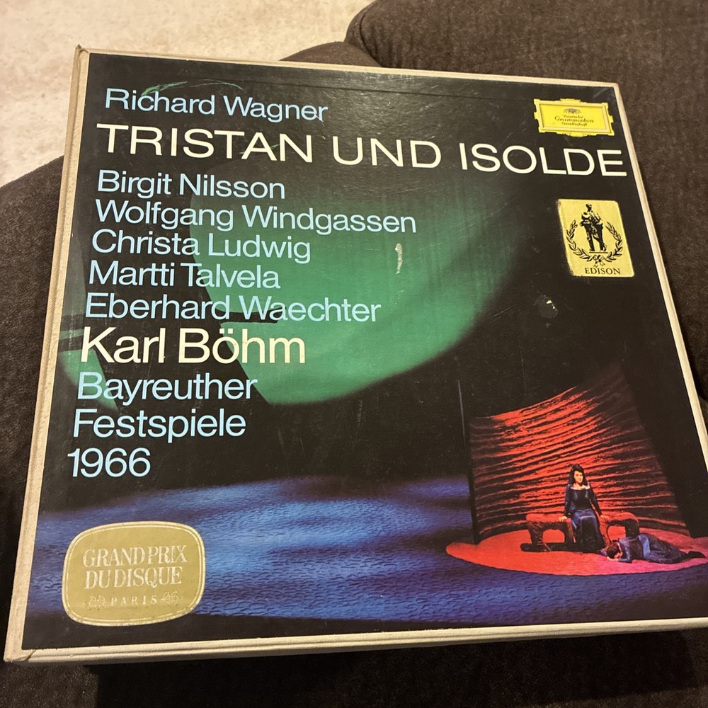 WAGNER / TRISTAN UND ISOLDE – DEUTSCHE GRAMMOPHON – GERMAN – (5) LP SET, BOOKLET