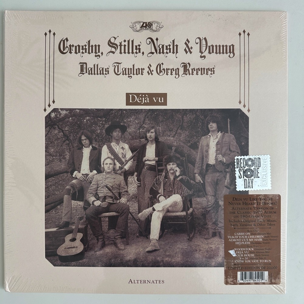 CROSBY STILLS NASH & YOUNG DEJA VU ALTERNATE VERSION LIMITED 180G RSD LP NEW
