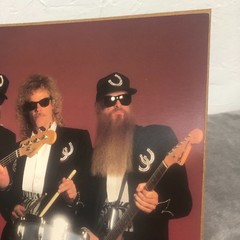 ZZ TOP – GREATEST HITS – 2 Sided Promotional 1992 POSTER FLAT 12″ X 12″ – (F123)