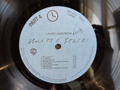 LAURIE ANDERSON UNITED STATES LIVE BOX SET