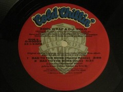 KOOL G RAP & D.J. POLO BAD TO THE BONE 12″ 1991 COLD CHILLIN’ PROMO HIP HOP VG+