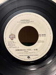 AMBROSIA Promo 7″ HOW MUCH I FEEL 45 Warner Bros. 1978
