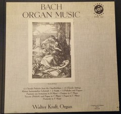 Johann Sebastian Bach, Walter Kraft, Organ Music Volume 1, (3xLP, Album), NM or