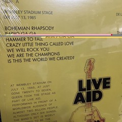 QUEEN LIVE AID Remastered Soundboard VINYL Album LP Official Release NEW