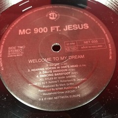 MC 900 FT JESUS Welcome To My Dream 1991 Dutch vinyl LP + INNER Killer Inside Me