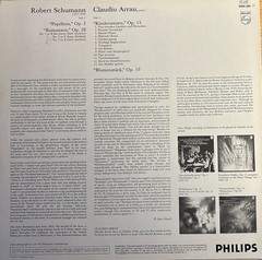 Classical Music Vinyl Records – SCHUMANN: Papilons, 3 “Romanzen”, Op. 28 ..NM