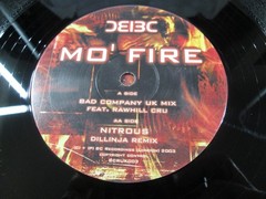 Rawhill Cru /Bad Company – Mo’ Fire/Nitrous Remixes 12″ -2003 Drum n Bass/Jungle