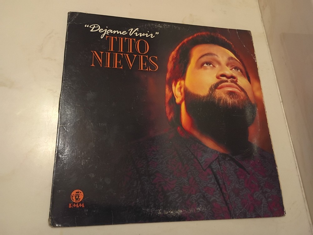 TITO NIEVES DEJAME VIVIR LP 1991 RMM SONY MUSIC ALMOHADA DE MI ENAMORATE SALSA