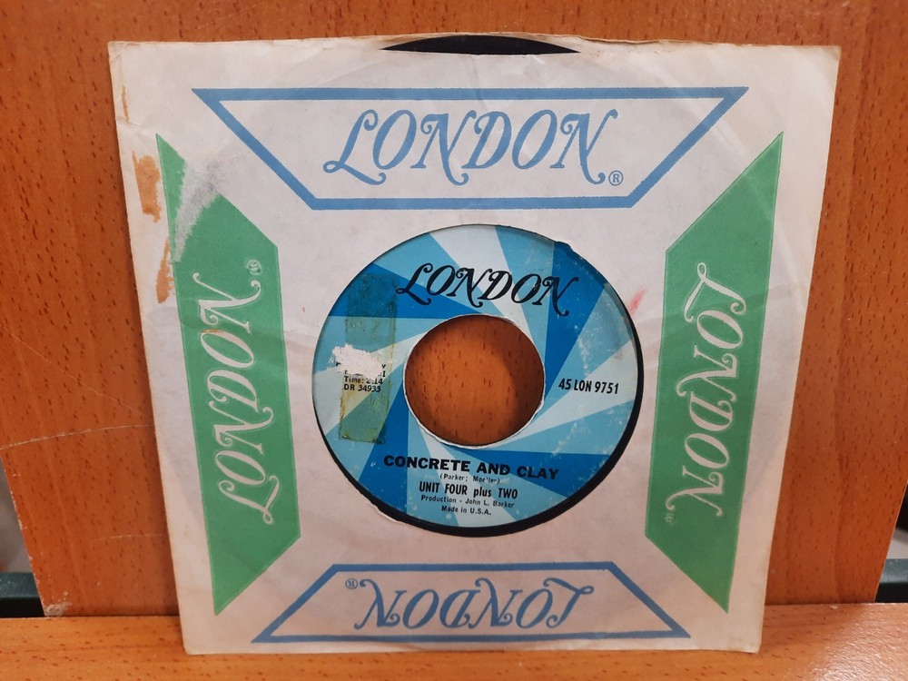 45 / Unit Four plus Two / 1965 / Concrete And Clay / Wild As The Wind