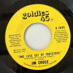 JIM CROCE Lot of 5 7” 45RPM Records Leroy Brown, Operator, Time In Bottle