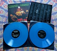 MARILYN MANSON PORTRAIT OF AN AMERICAN FAMILY :: 2LP BLUE MARBLE :: EURO IMPORT