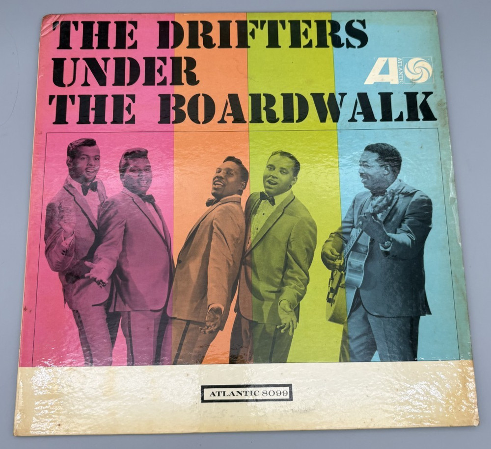 THE DRIFTERS UNDER THE BOARDWALK VINYL LP ALBUM