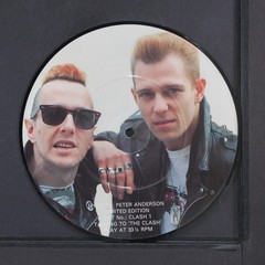 CLASH: talking to the clash NO LABEL 7″ Single 33 RPM United Kingdom