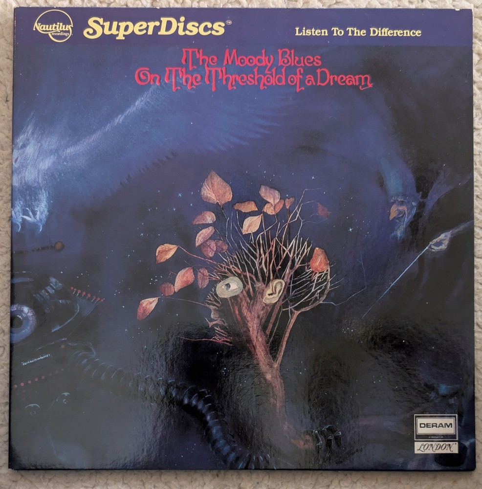 Moody Blues ‘On The Threshold Of A Dream’ Nautilus, mint ultrasonically cleaned