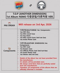 T.O.P [ANOTHER DIMENSION] 1st Album NEMO RANDOM Ver / NFC+Case+PhotoCard+etc