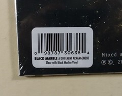 BLACK MARBLE A Different Arrangement COLOR Vinyl LP Record NEW SEALED LIMITED