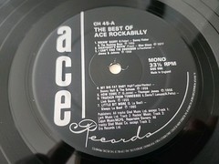 The Best Of Rockabilly ACE Records LP Vinyl EX/EX