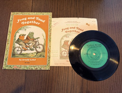 Scholastic Records Frog and Toad Together 7″ Vinyl 33 RPM 1973 (Arnold Lobel)