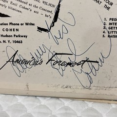 Emil Cohen American Jewish Humorist Autograph Vinyl LP Emco Records 1201 Signed
