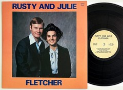 RUSTY & JULIE FLETCHER, Rare Private Country Pop Gospel LP Just Unsealed NM Hear